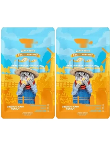 Sıvı Kedi Ödülü, Ton-Peynir, 5x15 gr (2 Paket) ürün görseli 1