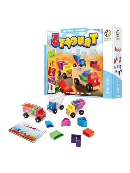 Eğitici Trucky 3 Oyun Seti - Farklı Seviyelerde Zorluk ürün görseli 1
