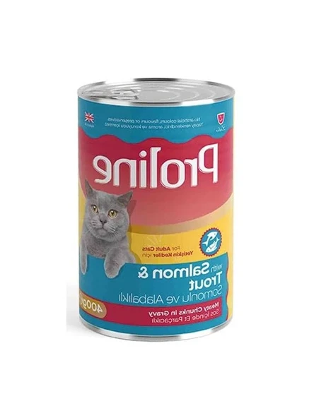 400 Gr Somonlu ve Alabalıklı Yetişkin Kedi Konservesi ürün görseli 1