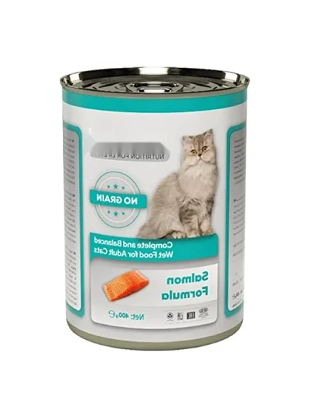 Somonlu Yetişkin Kedi Konservesi, Tahılsız, 400 gr ürün görseli 1