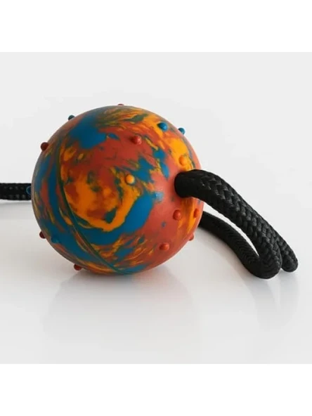 İpli At Getir Kauçuk Topu - 7 cm - Resim 2