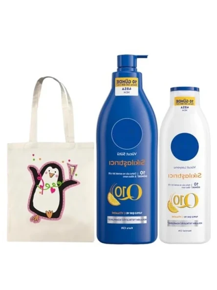 Sıkılaştırıcı Vücut Bakım Sütü ve Losyon Seti - 400 ml ve 250 ml, C Vitamini İle Zengin ürün görseli 1