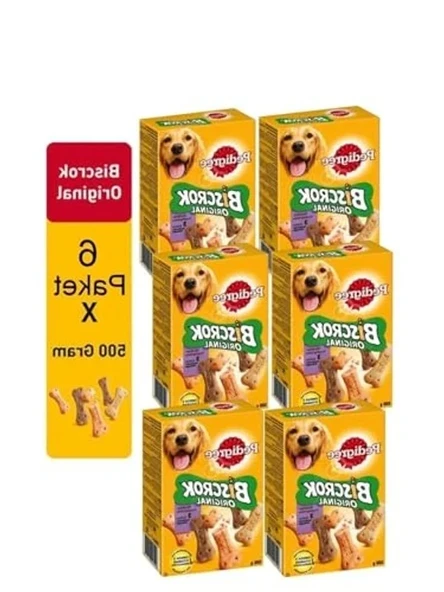 Köpek Ödül Bisküvisi 500 Gr, 6 Paket Lezzetli İkram ürün görseli 1