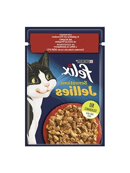 Sığır ve Domatesli 85 Gr Yaş Kedi Maması ürün görseli 1