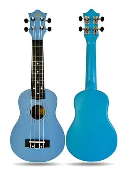 Mavi Ukulele Seti, Başlangıç Seviyesi, Soprano Modeli - Resim 3