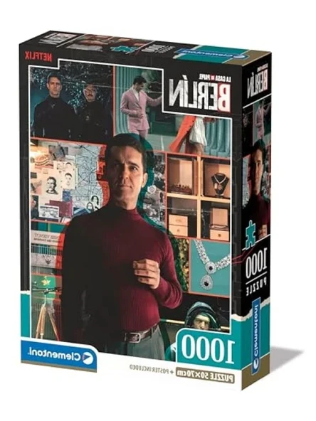 1000 Parça La Casa De Papel Puzzle - Berlin Temalı ürün görseli 1