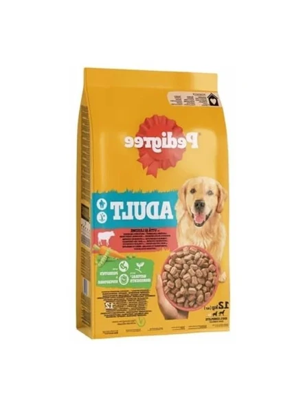 12 Kg Sığır Etli ve Sebzeli Yetişkin Köpek Maması ürün görseli 1