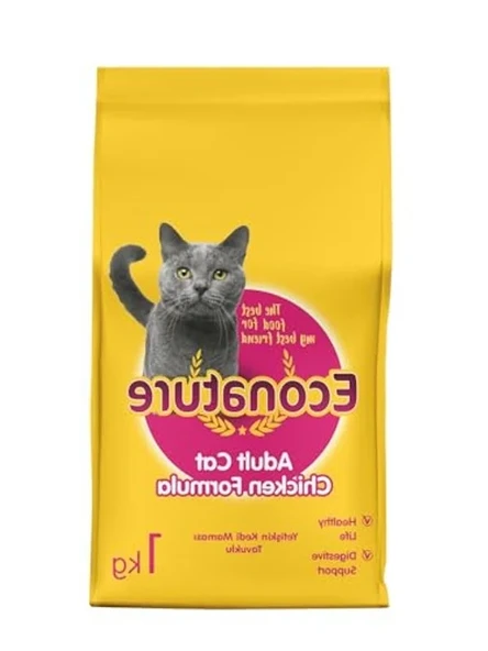 1 Kg Sarı Ambalajda Tavuklu Yetişkin Kedi Maması ürün görseli 1