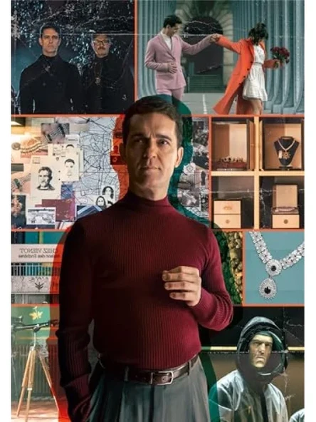 1000 Parça La Casa De Papel Puzzle - Berlin Temalı - Resim 2