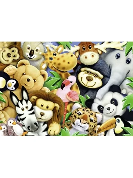 Eğlenceli 35 Parça Peluş Puzzle Seti - Aile Hediye Seçeneği ürün görseli 1