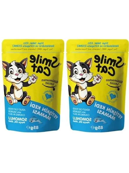 Kedi Somonlu Konserve, 85 g (2 paket) ürün görseli 1