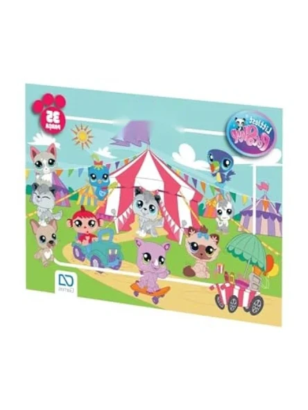 Çocuklar için 35 Parça Çerçeveli Yapboz Puzzle (34x24cm) ürün görseli 1