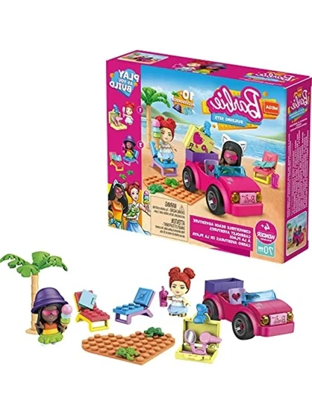 Mega Construx Bina Oyuncak Seti - Barbie Cabrio Plaj Macera ürün görseli 1