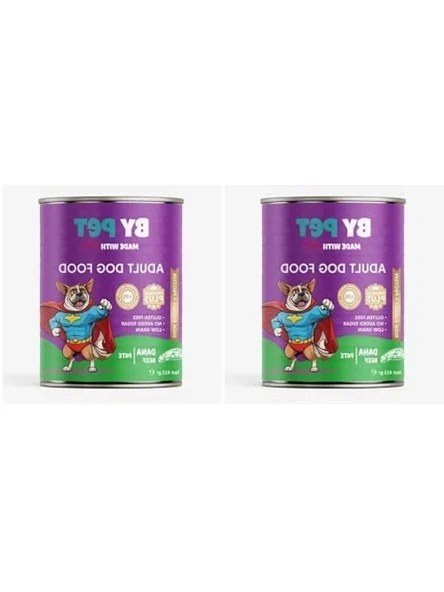 Dana Etli Yetişkin Yaş Köpek Maması 400 Gr Konserve 2'li Paket ürün görseli 1