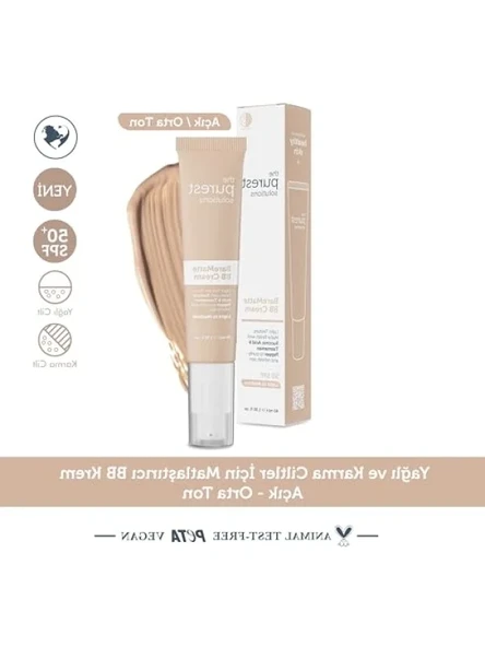BB Krem - Bare Matte, 40 ml, Hafif ve Orta Ton - Resim 3