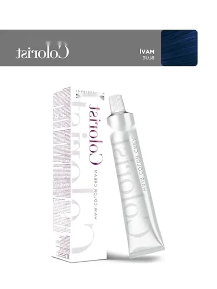 Profesyonel Saç Boyası - 60 ml - Mavi - Resim 2