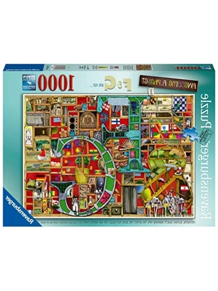 Canlı Renklerle 1000 Parça Puzzle ürün görseli 1