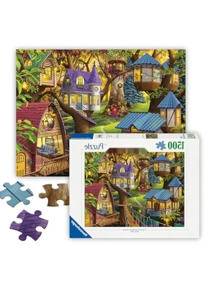 1500 Parça Ağaçlarda Alacakaranlık Temalı Puzzle ürün görseli 1