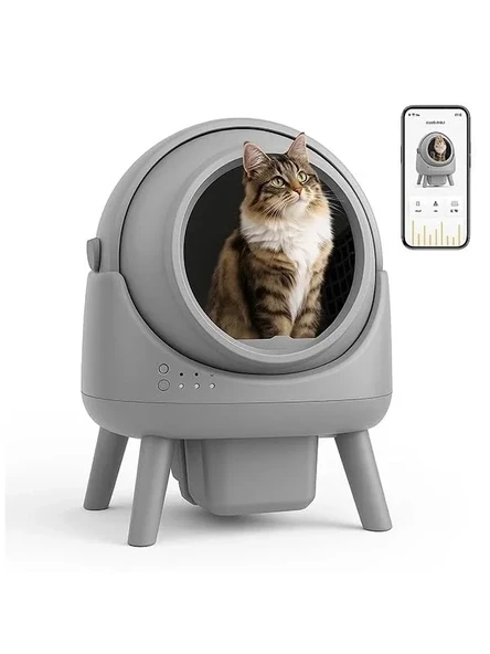 Otomatik Kedi Tuvaleti, Koku Kontrollü Akıllı Model ürün görseli 1