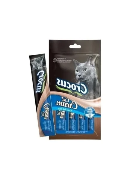 Karidesli Sıvı Kedi Ödül Maması 15 gr x 4 Adet - Besleyici ve Lezzetli ürün görseli 1