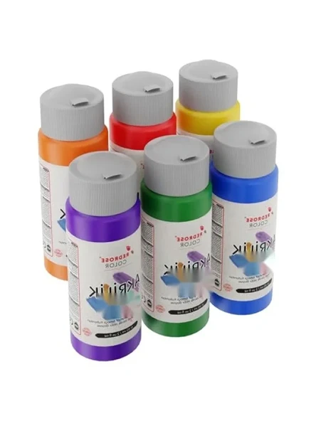 6'lı Akrilik Boya Seti (6x60 ml) ürün görseli 1