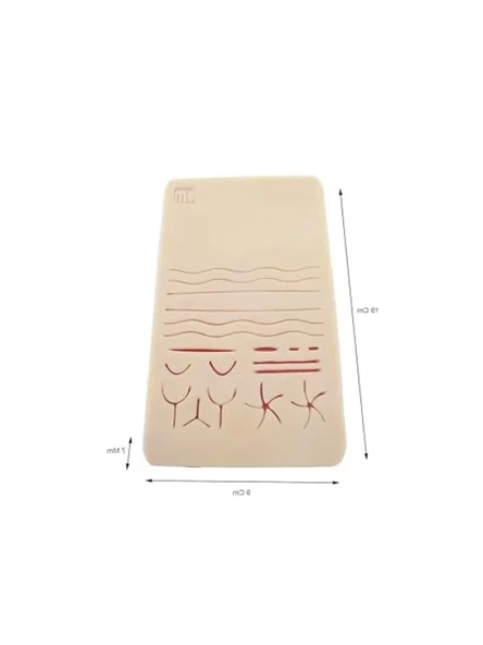 Silikon Dikiş Pedi - 19x9 cm Eğitim Matı - Resim 2