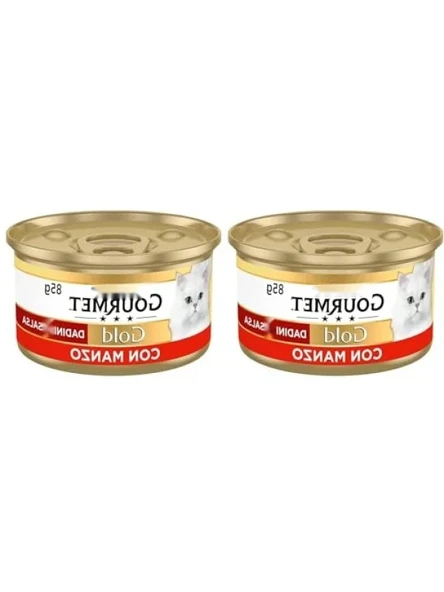 Sığır Etli Yaş Kedi Maması, 85 g (2 paket) ürün görseli 1