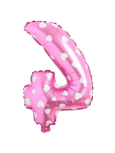 16 İnç Pembe Kalpli Folyo Balon ürün görseli 1