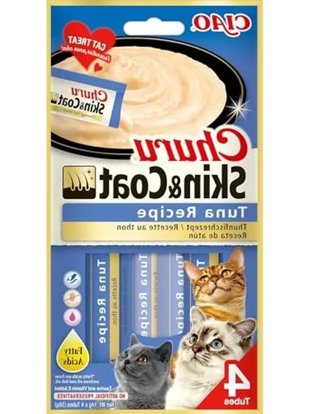 Deri ve Tüy Sağlığı İçin Sıvı Kedi Ödül Maması ürün görseli 1