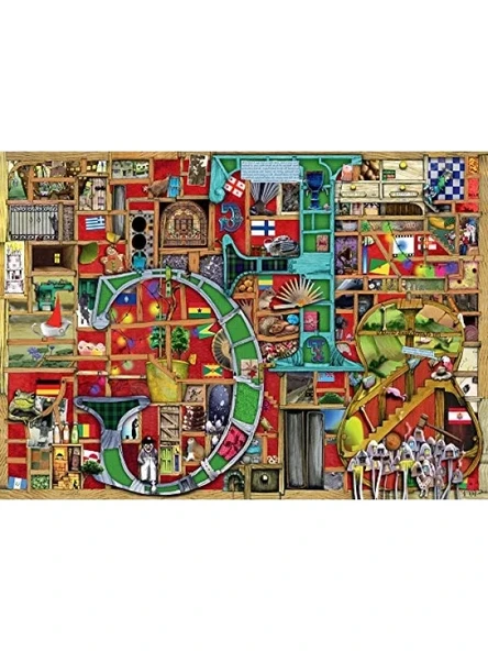 Canlı Renklerle 1000 Parça Puzzle - Resim 2