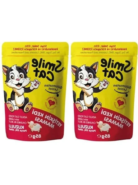 Yavru Kedi İçin Kuzulu Pouch 85 gr (2'li Paket) ürün görseli 1