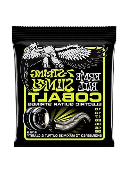Normal Slinky Kobalt 7 Telli Elektro Gitar Telleri, 10-56 Ölçülerinde ürün görseli 1