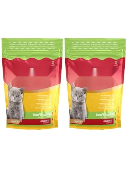 Tavuklu Yavru Kedi Maması, 0.4 Kg 2'li Paket ürün görseli 1