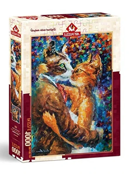 Aşık Kedilerin Dansı - 1000 Parça Puzzle ürün görseli 1