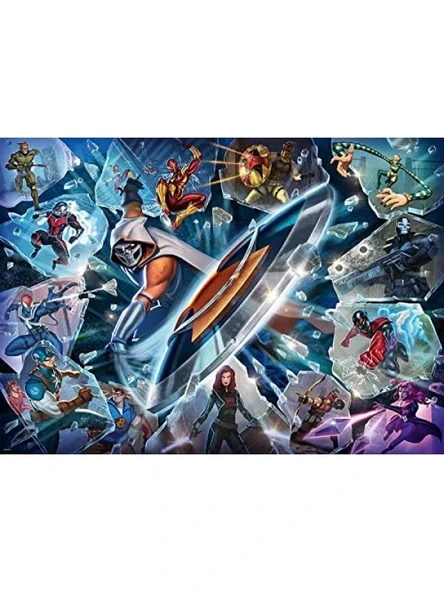 1000 Parçalı Marvel Villains Puzzle: Taskmaster - Resim 2
