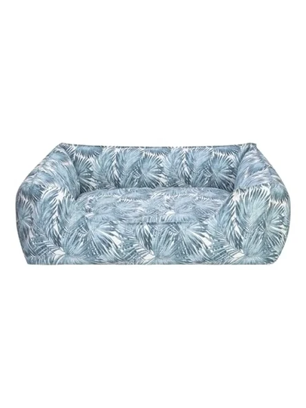 Mavi-Beyaz Renkli Büyük Köpek Yatağı 85x105 cm ürün görseli 1