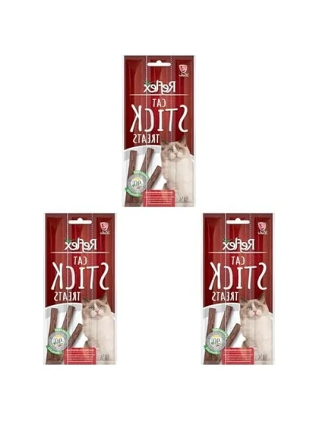 Biftekli Kuzulu Kedi Ödül Çubuğu 5 Gr 3'lü Paket ürün görseli 1