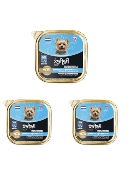Balıklı ve Karidesli Jöleli Köpek Maması 85 gr - 3'lü Paket ürün görseli 1