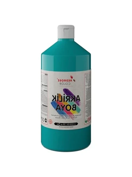 1000 gr Turkuaz Akrilik Boya - Dayanıklı ve Kullanışlı ürün görseli 1