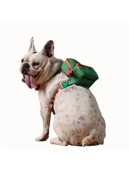 Çok Cepli Ayarlanabilir Köpek Sırt Çantası - Geri Dönüştürülmüş Malzeme ürün görseli 1