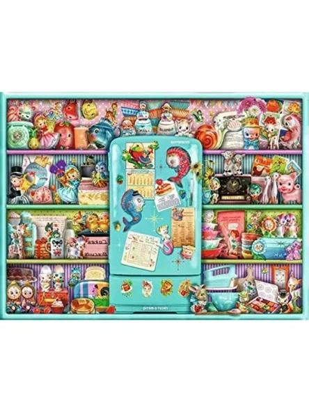 500 Parça Renkli Mutfak Temalı Puzzle ürün görseli 1