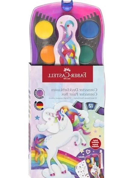 12'li Renkli Suluboya Seti - Connector Unicorn ürün görseli 1