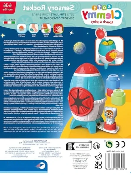 Yumuşak Duyusal Roket Blok Seti - Resim 3