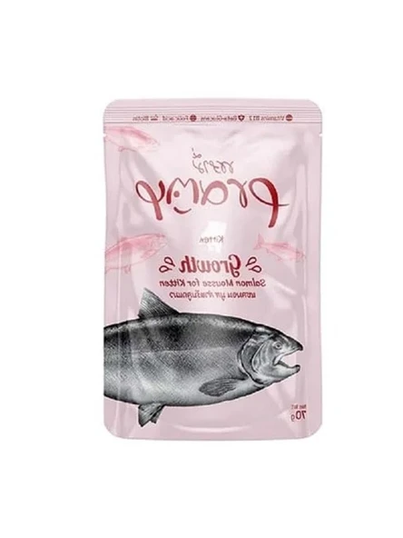 Somonlu Mousse Kedi Yaş Maması - 70 Gram Tekli Paket ürün görseli 1
