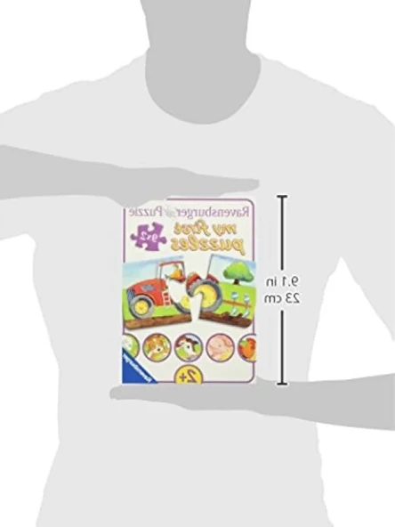 Çiftlik Temalı 9 x 2 Parça Puzzle - Resim 3