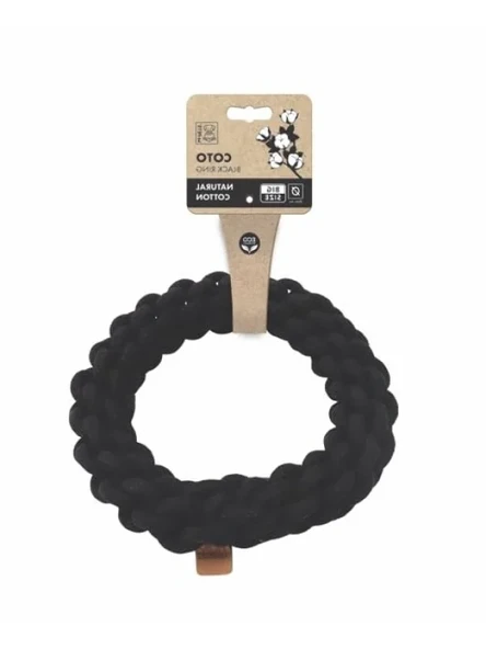 Örgü Halka Oyun Oyuncağı - Siyah (25cm) ürün görseli 1