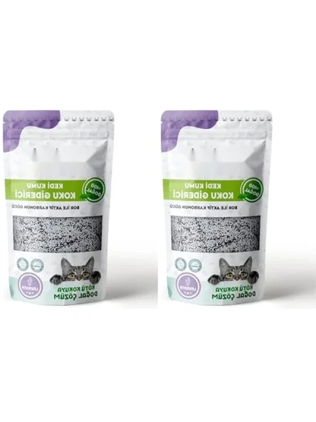 Kedi Kumu Koku Giderici Aktif Karbonlu - 300 gr (Lavanta) (2 Paket) ürün görseli 1