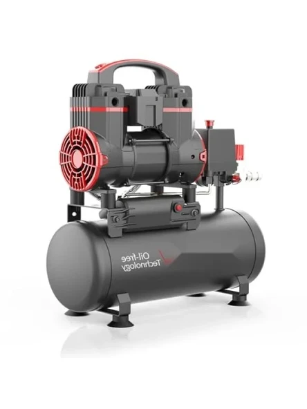 1.2HP 8Lt Yağsız Sessiz Taşınabilir Hava Kompresörü ürün görseli 1