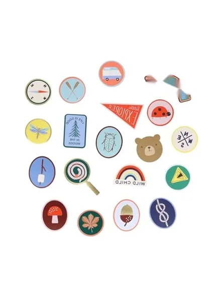 Eğlenceli Die-Cut Sticker Seti - 25 Adet - Resim 3
