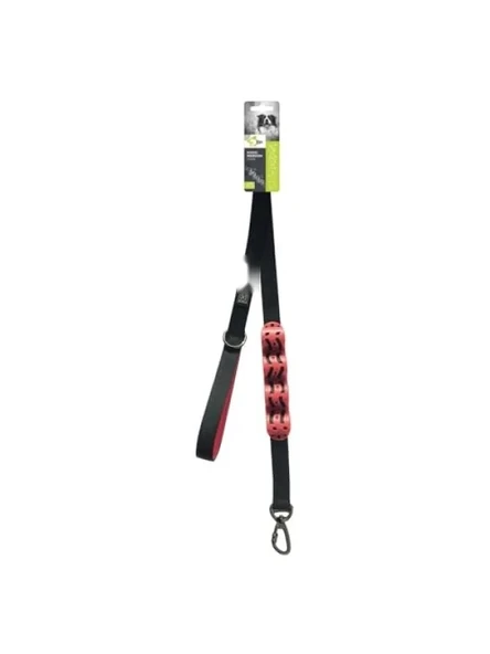Ayarlanabilir Şok Emici Gezdirme Tasması (Black/Red, 120 cm) ürün görseli 1